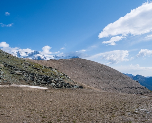 Il pendio finale verso il Piccolo Rothorn