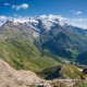 The view of Mount Rosa from the Piccolo Rothorn