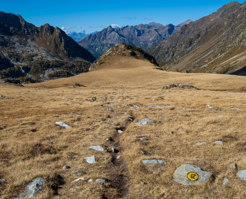 Il facile accesso dal retro alla cima del Monte Kick