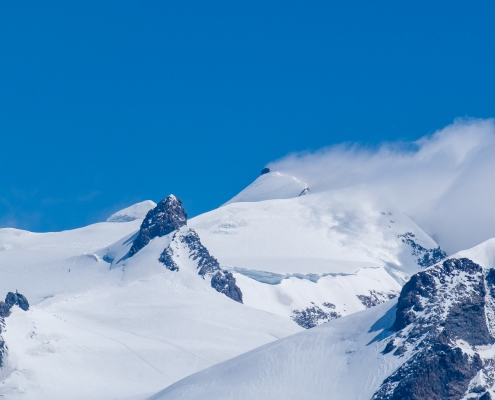 La Punta Gnifetti dal Rothorn