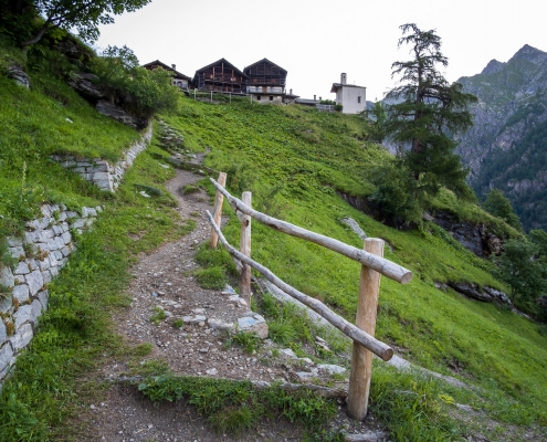 Arriving at Alpenzú Grande