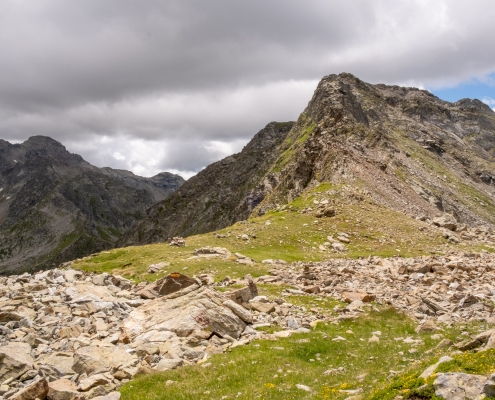 In arrivo al passo di Valdobbiola