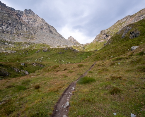 Just past the valley step