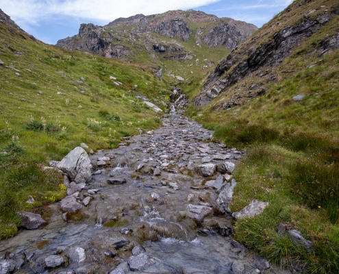 Il torrente Salerobach