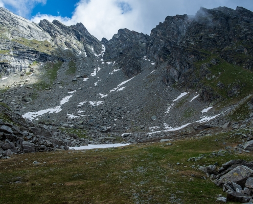 La conca finale a 2590m