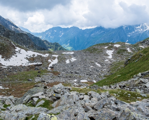 Scendendo dalla conca finale, giugno 2021