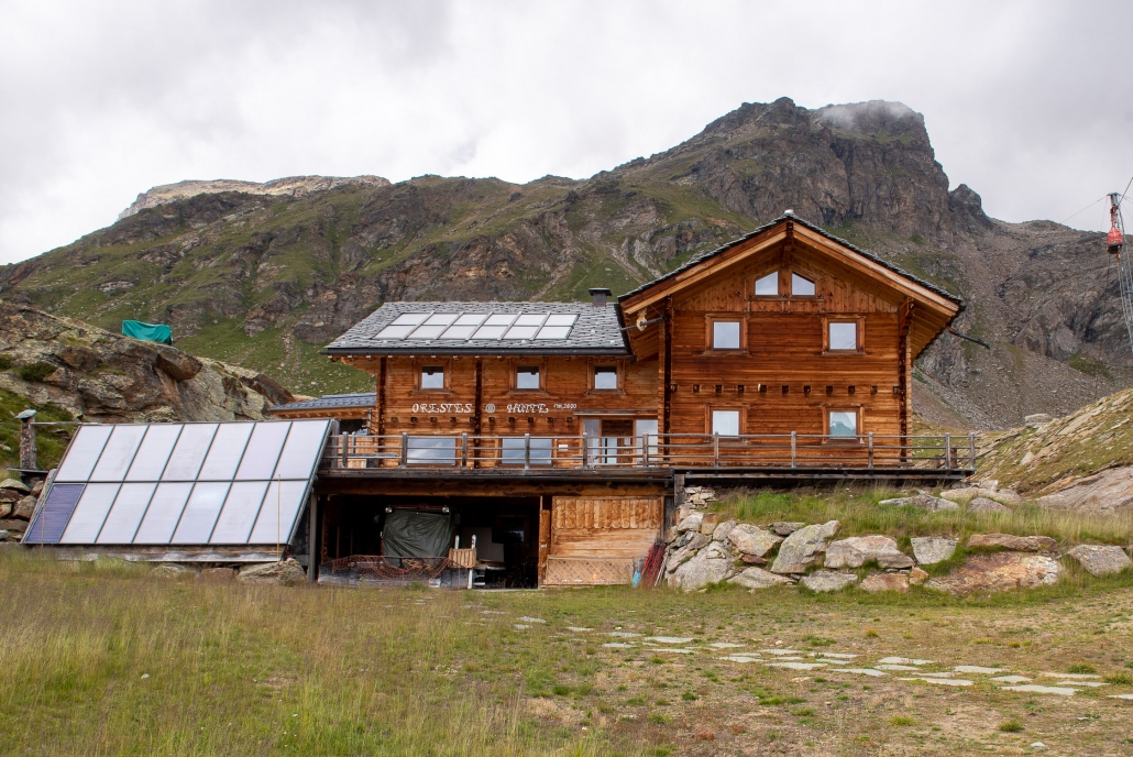 Il rifugio Orestes Hütte