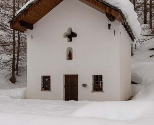 La cappella di Oagre dedicata alla Madonna delle nevi