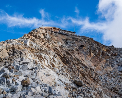 Gli ultimi metri prima dell'arrivo al rifugio Mantova