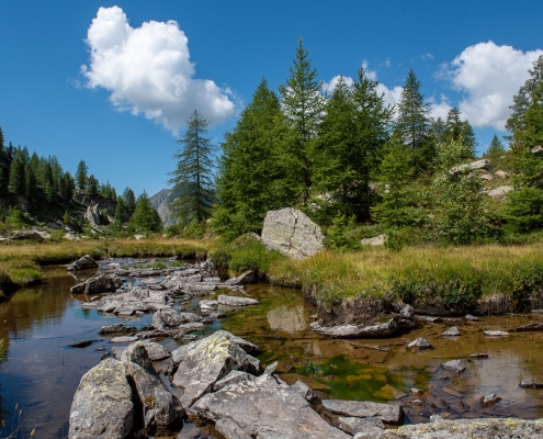 Il torrente che solca la Valle dei Principi