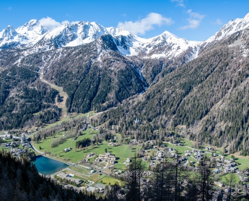 La vista sulla Weismatten a maggio