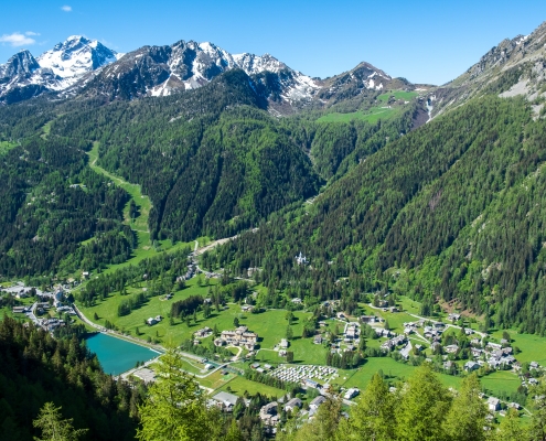 La vista sulla Weismatten a giugno