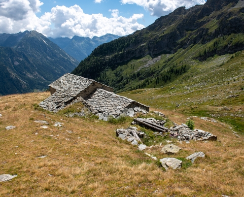Al di sopra dell'Alpe Gruebe (2280m)