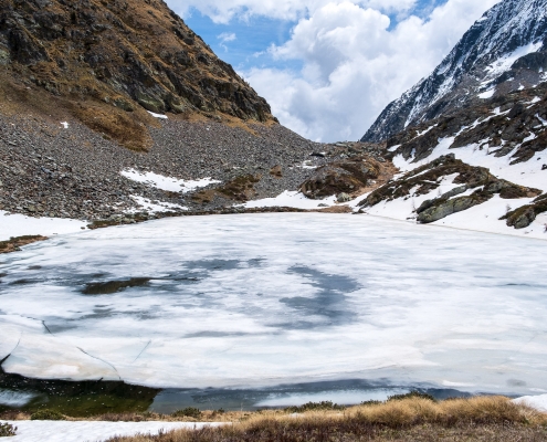 Il lago superiore di Frudière, il 29 maggio 2021