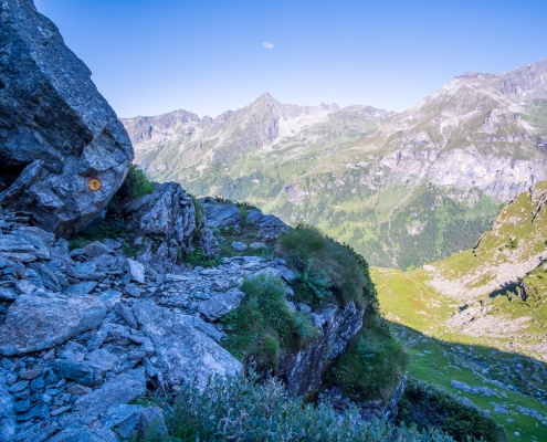 The ledge that is taken to cross the rampart