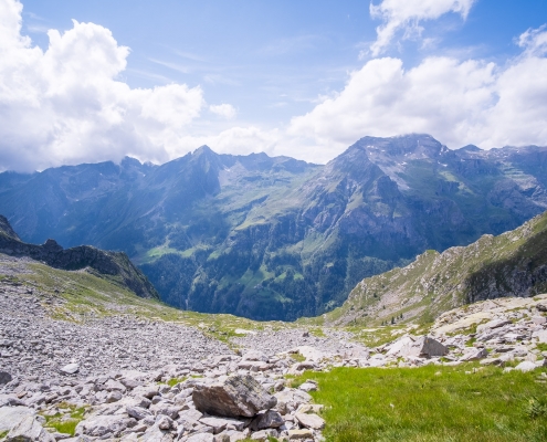 The view from the top of the second stony ground