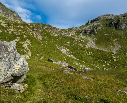 The ruins of Valnera Superiore, 2296m