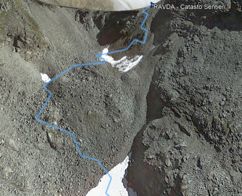 Part 3: the ascent to the second snowfield following the left variant