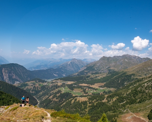 Val d'Ayas from the summit