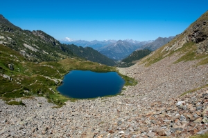 Il lago superiore di Frudière