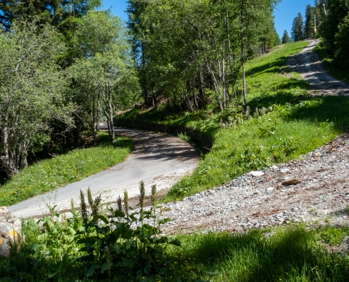 After Cialvrina continue on the dirt road to the right