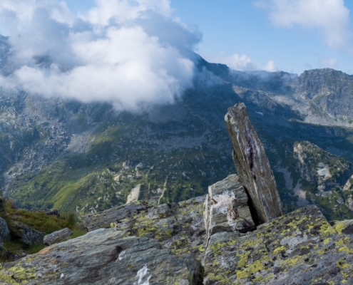 Vista dalla vetta del Mont Rena (2514m)