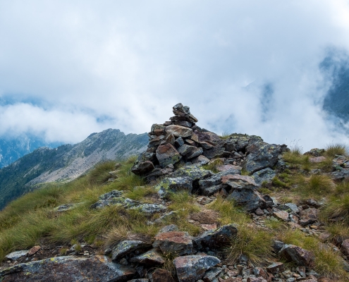 La vetta del Mont Taf (2523m)