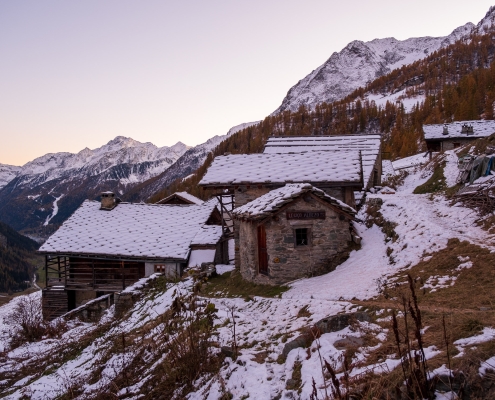 Alpenzu Piccolo al tramonto