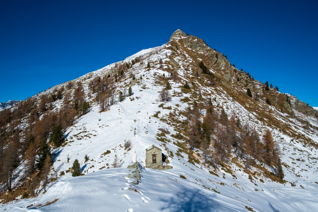 Il colle Ranzola e la cappella