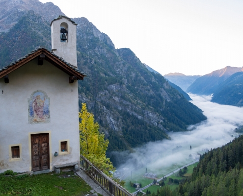 La cappella di Santa Margherita ad Alpenzu Grande