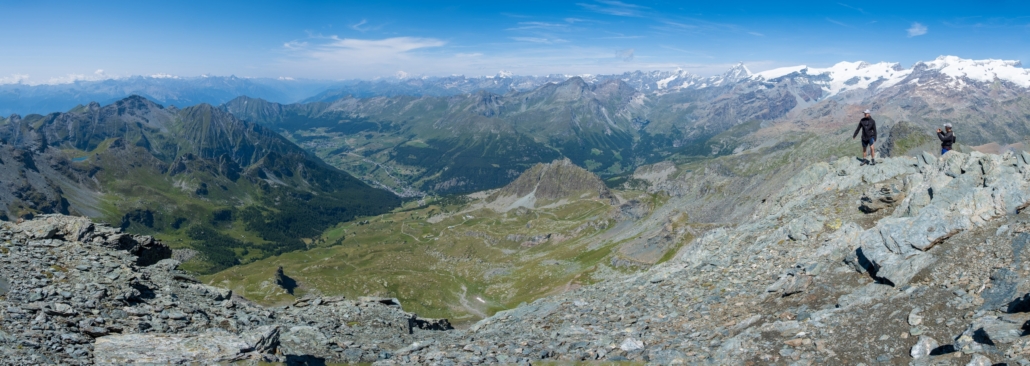 Panoramica verso la val d'Ayas