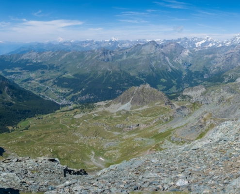 Panoramiva verso la val d'Ayas