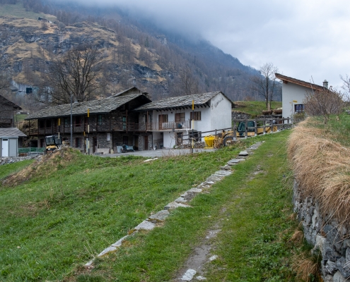 The arrival in Biela, where the path to Rissuolo Pass crosses.