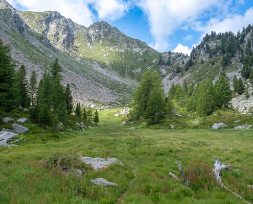 The wide plateau behind Pra Bianco