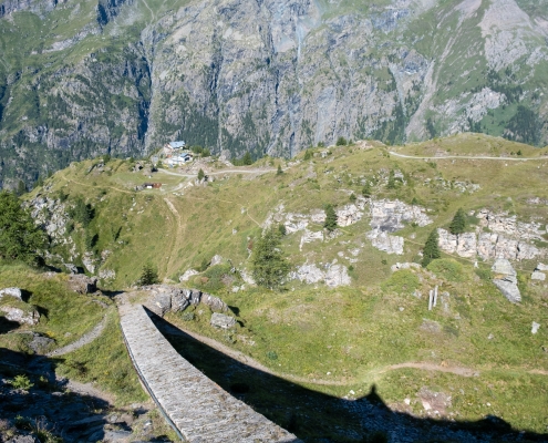 Dalla condotta guardando verso Punta Jolanda