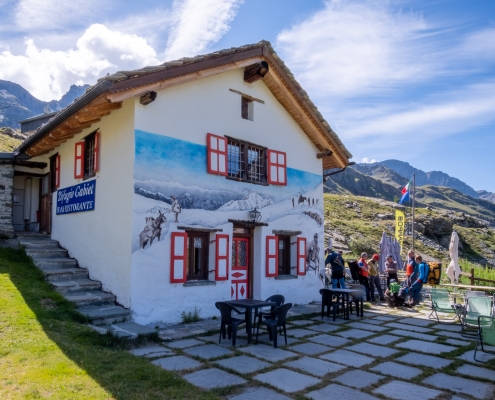 Casetta accanto al Rifugio Gabiet