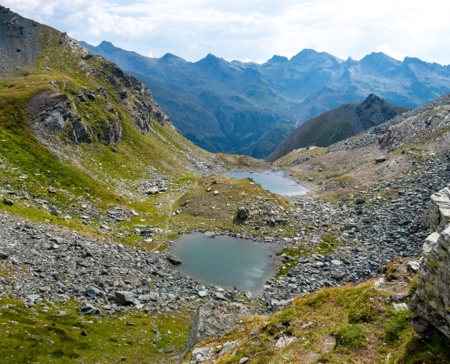 I laghi di Salero dal passo di Salero