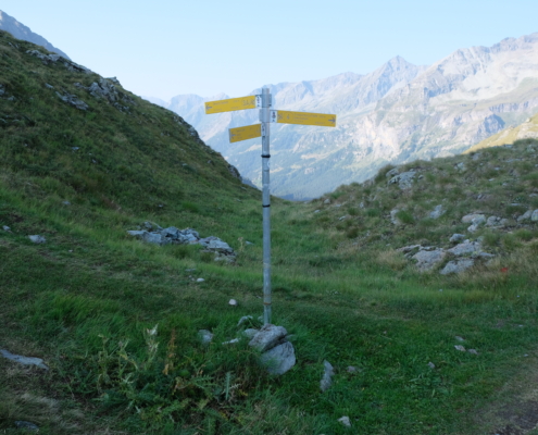 La marque au départ