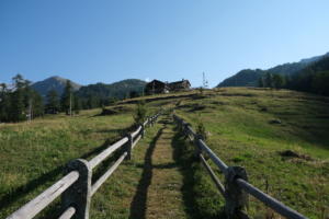 The climb to the Morgenrot restaurant