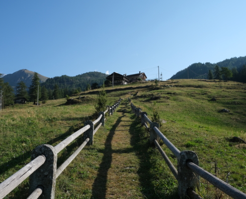 The climb to the Morgenrot restaurant