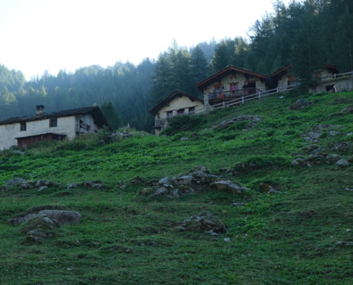The cluster of houses in Ecko Gavene