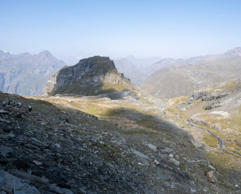 The Schwoarzehòre separates the two trails, 4A and 4B
